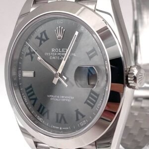 Rolex Datejust Rhodium Dial 126300 “Wimbledon” Jubilee 41 mm