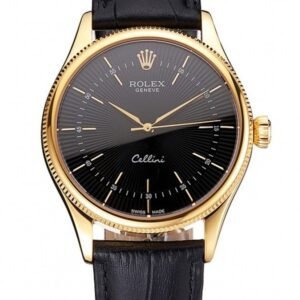 Superclone Rolex Cellini Black Dial REP016803