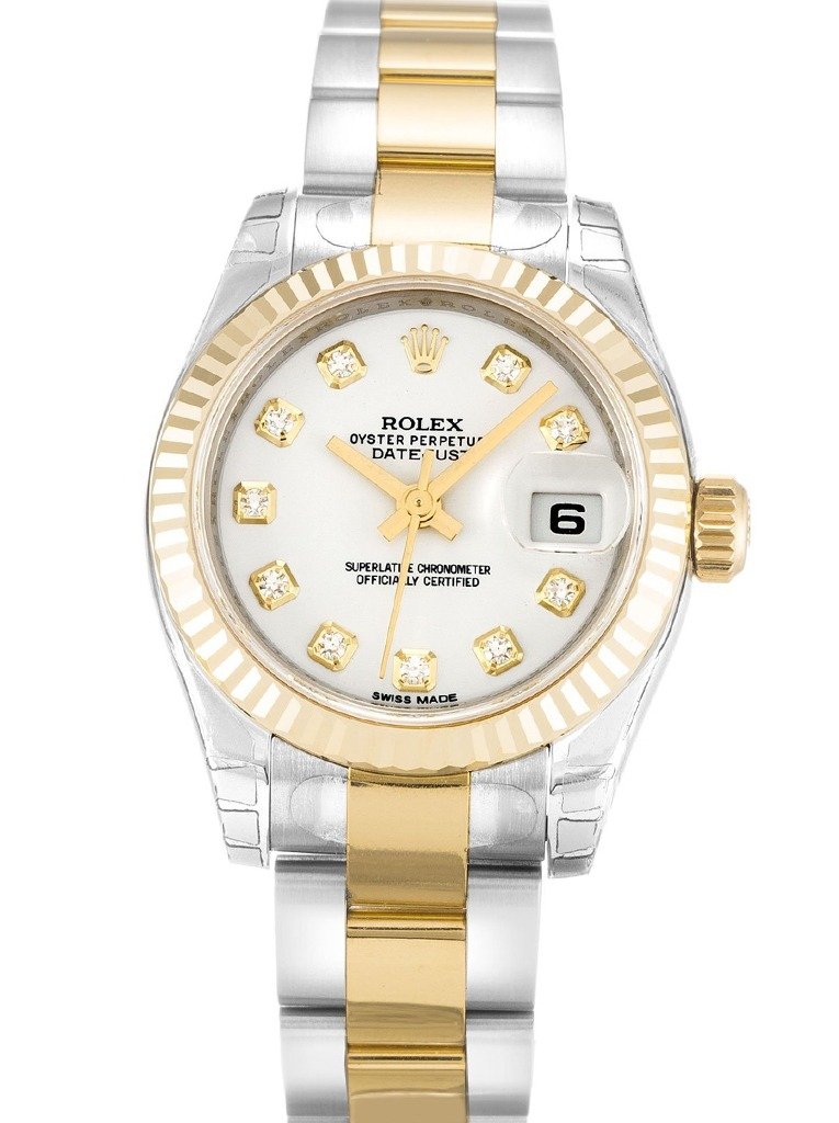 Replica Rolex Lady-Datejust White Dial 179173 26 mm