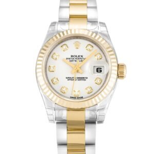 Replica Rolex Lady-Datejust White Dial 179173 26 mm
