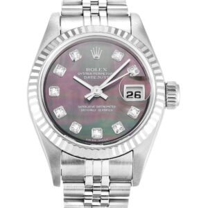 Replica Rolex Lady-Datejust Mother of Pearl – Black Dial 79174 26 mm