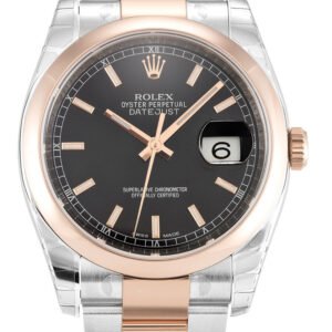 Replica Rolex Datejust Black Dial 116201 36 mm