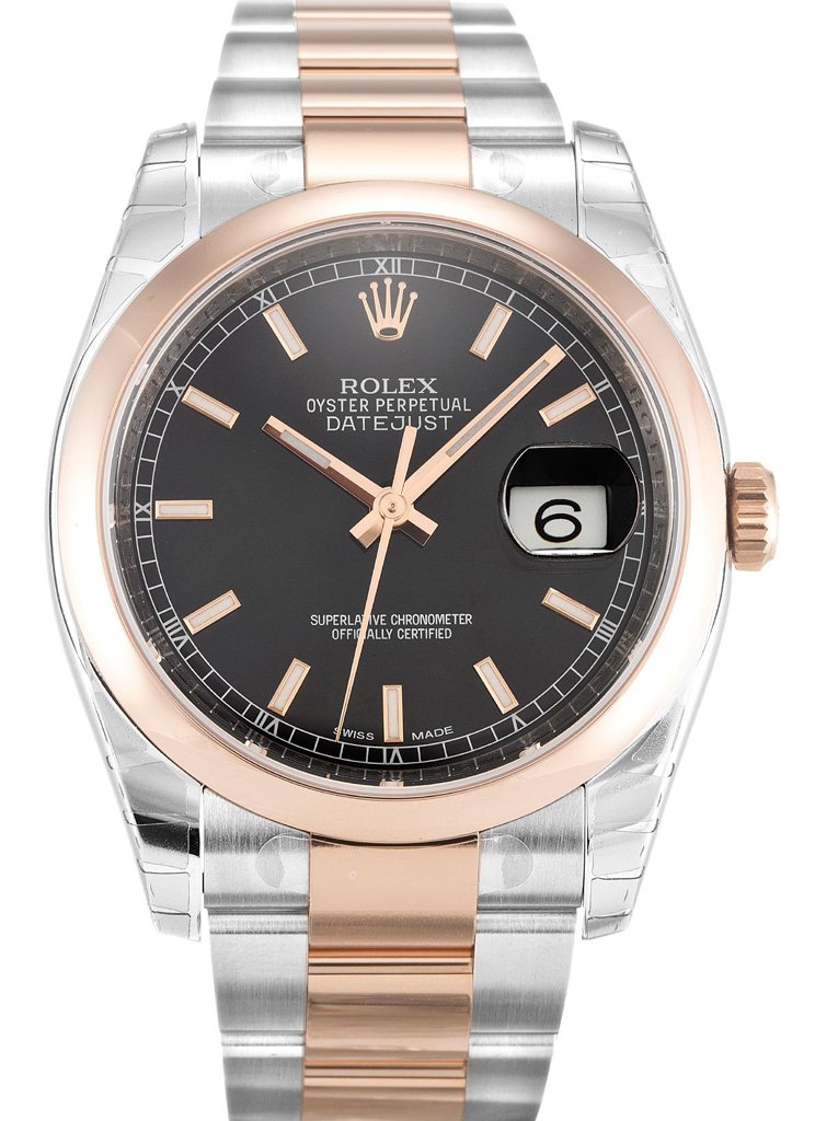 Replica Rolex Datejust Black Dial 116201 36 mm