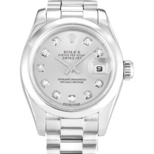 Replica Rolex Lady-Datejust Silver Dial 179166 26 mm