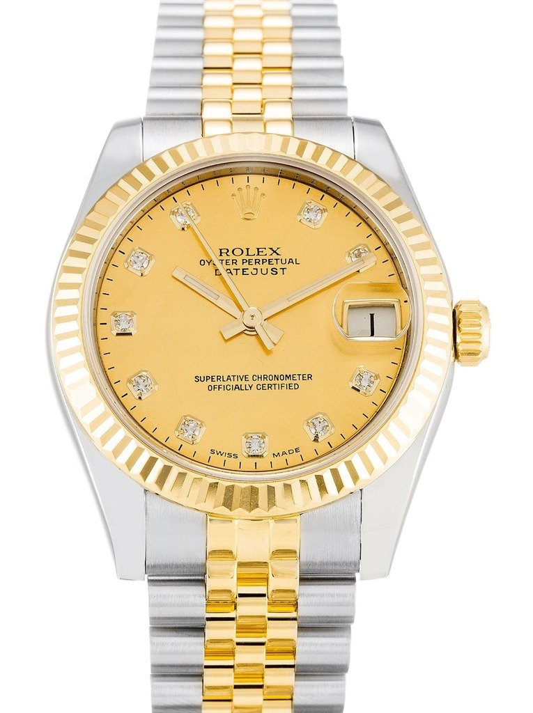 Replica Rolex Lady-Datejust Champagne Dial 178273 31 mm