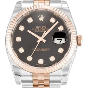 Replica Rolex Datejust Black Dial 116231-3 36 mm