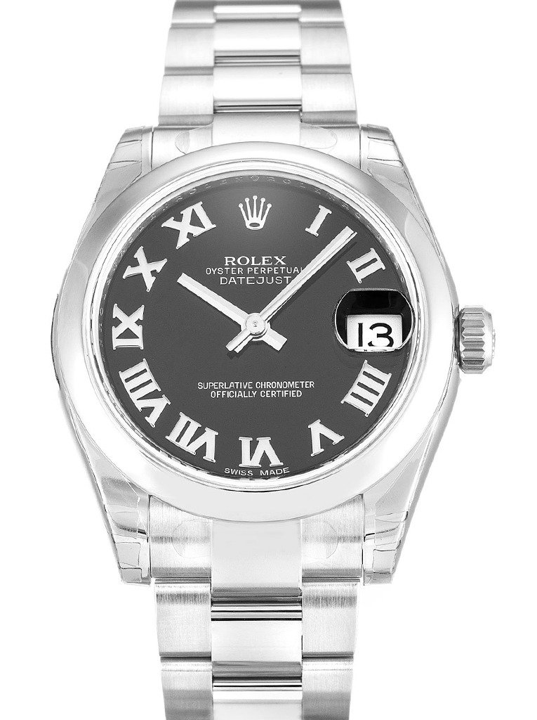 Replica Rolex Lady-Datejust Black Dial 178240 31 mm