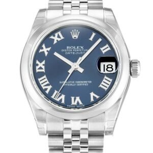 Replica Rolex Lady-Datejust Blue Dial 178240 Jubilee 30 mm