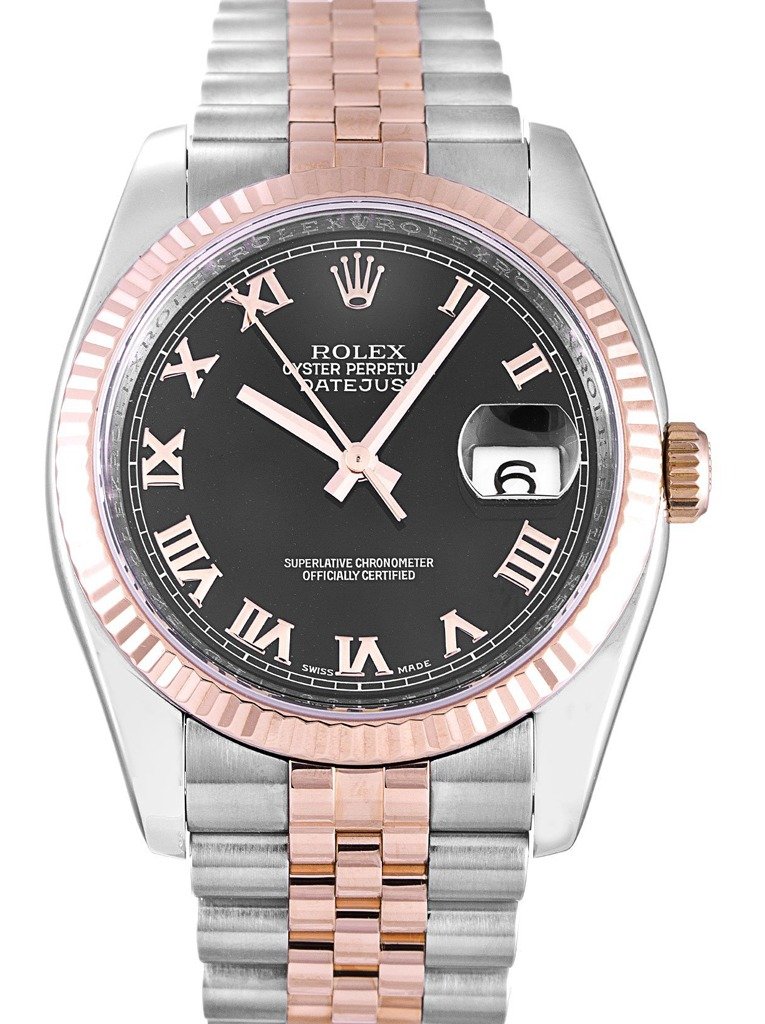Replica Rolex Datejust Black Dial 116231 36 mm