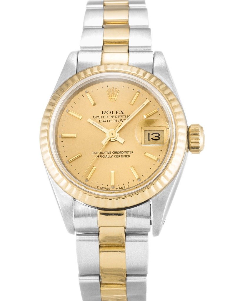 Replica Rolex Lady-Datejust Champagne Dial 69173 26 mm