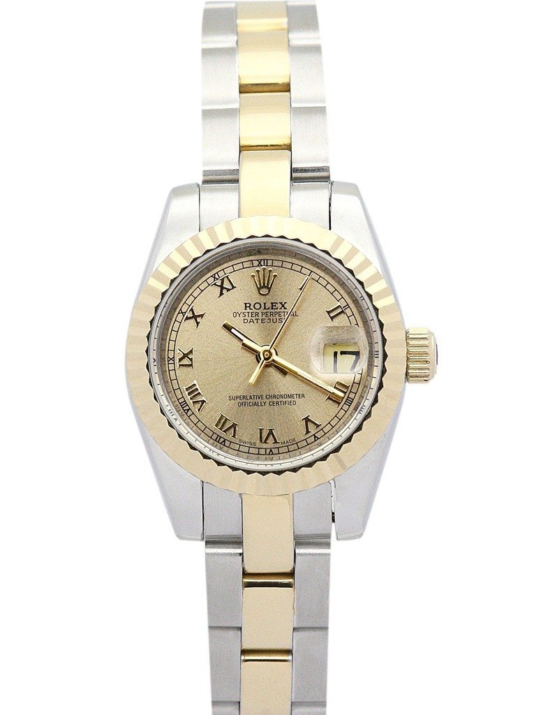 Replica Rolex Lady-Datejust Yellow Gold Dial 179163 26 mm
