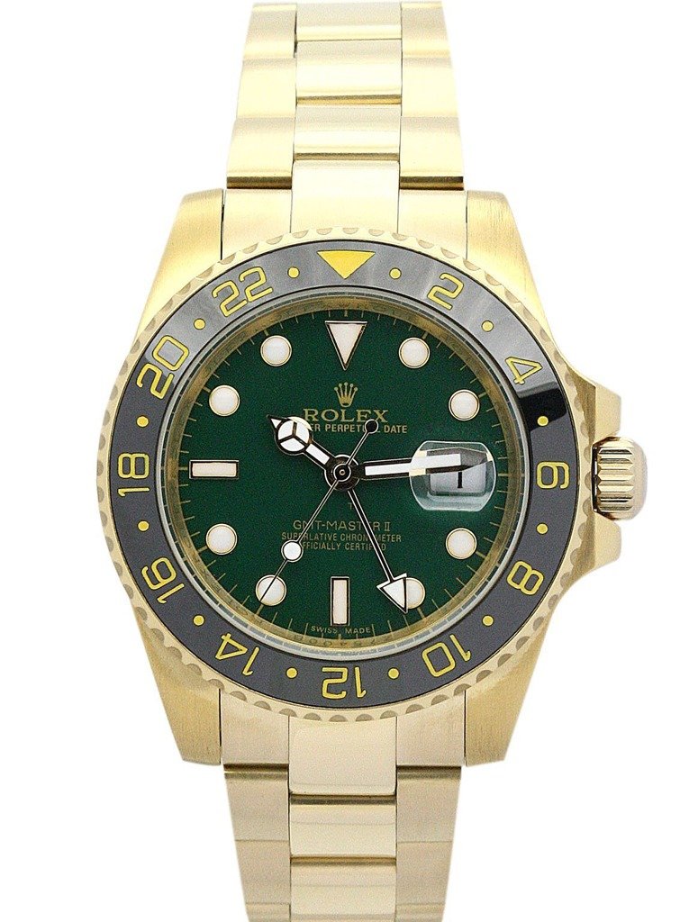 Replica Rolex GMT-Master II Green Dial 116718LN