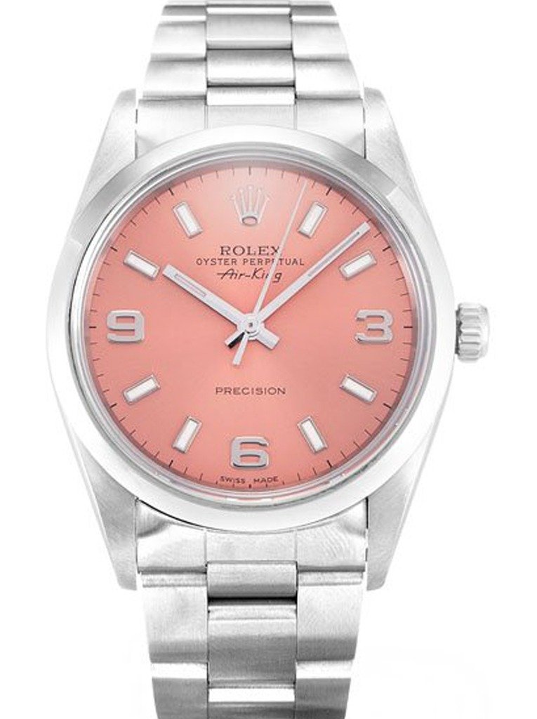 Replica Rolex Air-King Pink Dial 14000