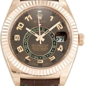 Replica Rolex Sky-Dweller Brown Dial 326135