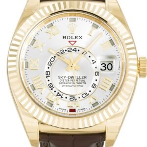 Replica Rolex Sky-Dweller Silver Dial 326138