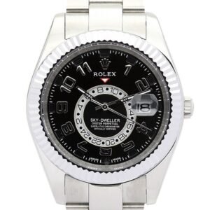 Replica Rolex Sky-Dweller Black Dial 326938