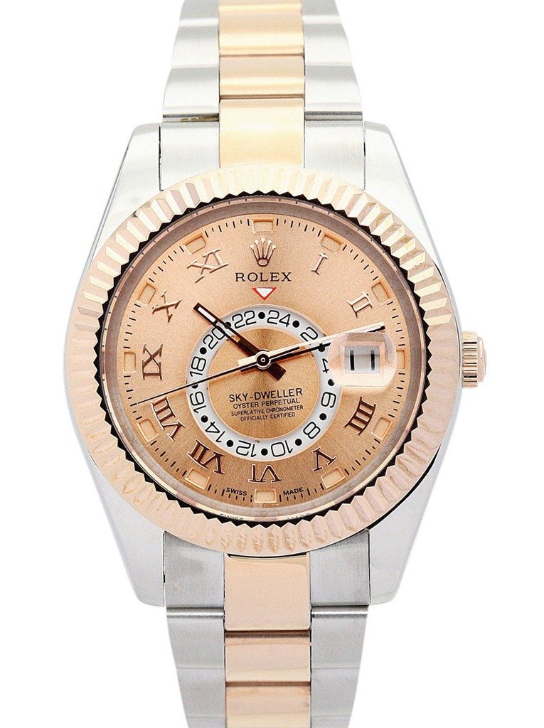 Replica Rolex Sky-Dweller Champagne Dial 326938-3