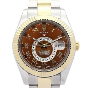Replica Rolex Sky-Dweller Brown Dial 326938-2
