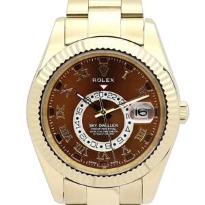 Replica Rolex Sky-Dweller Brown Dial 326938