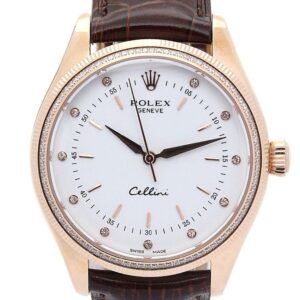Replica Rolex Cellini White Dial 5310 Rose Gold