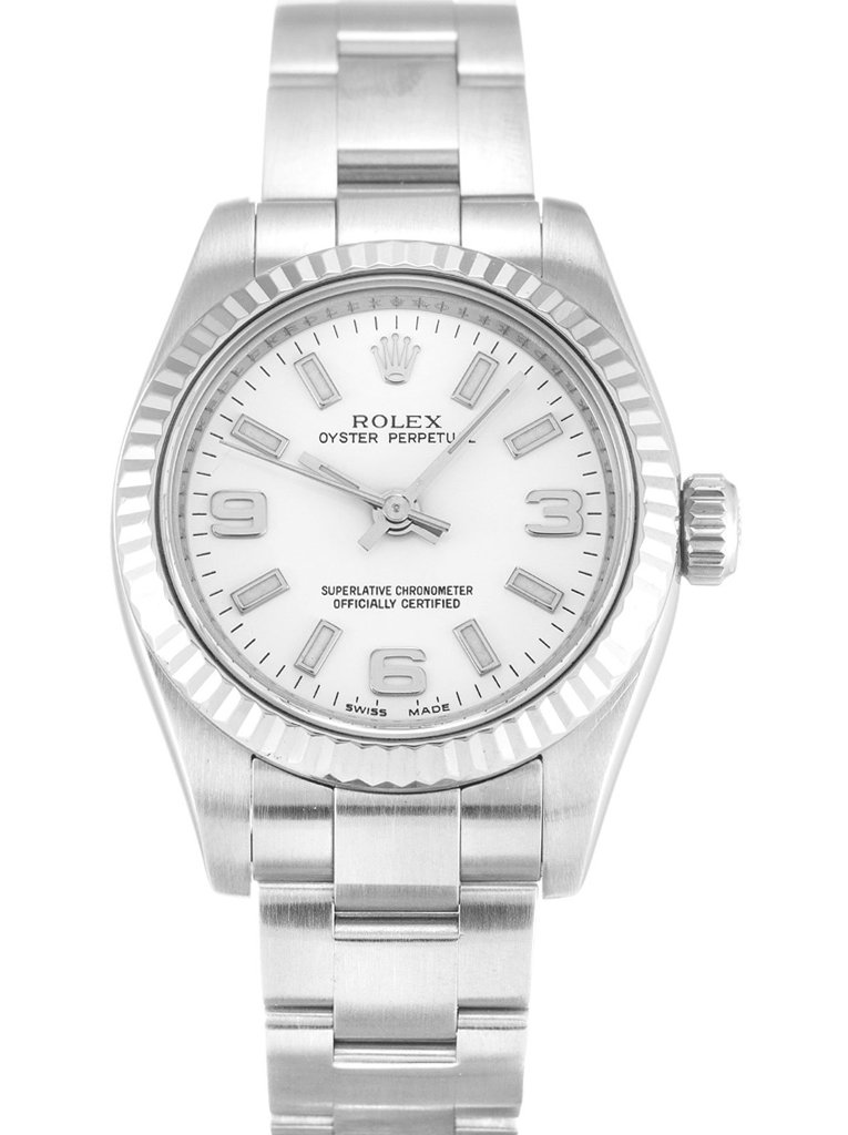Replica Rolex Oyster Perpetual Lady White Dial 176234 26 mm