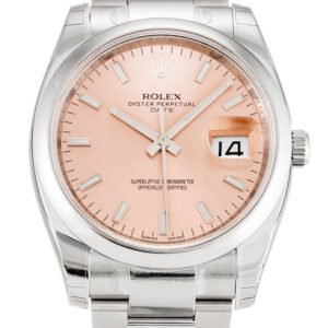 Replica Rolex Oyster Perpetual Date Salmon Dial 115200 34 mm