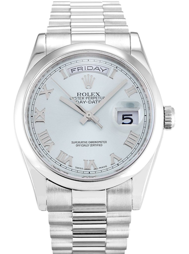 Replica Rolex Day-Date Blue Dial 118206 36 mm