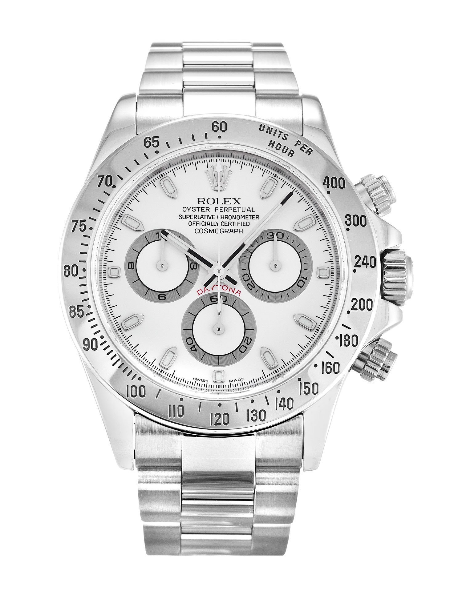 Superclone Rolex Daytona White Dial 116520