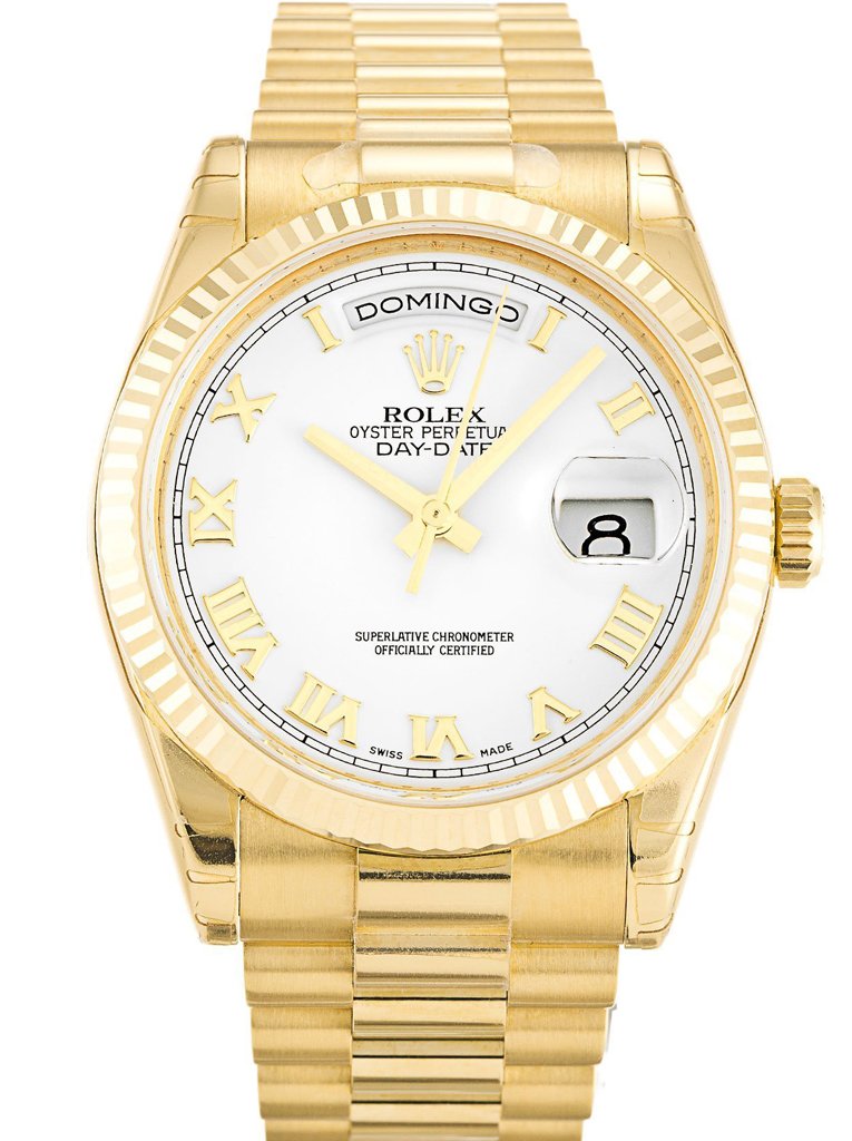 Replica Rolex Day-Date White Dial 118238 36 mm