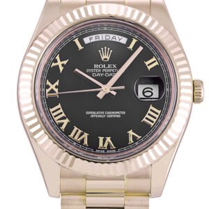 Replica Rolex Day-Date II Black Dial 218235 40 mm