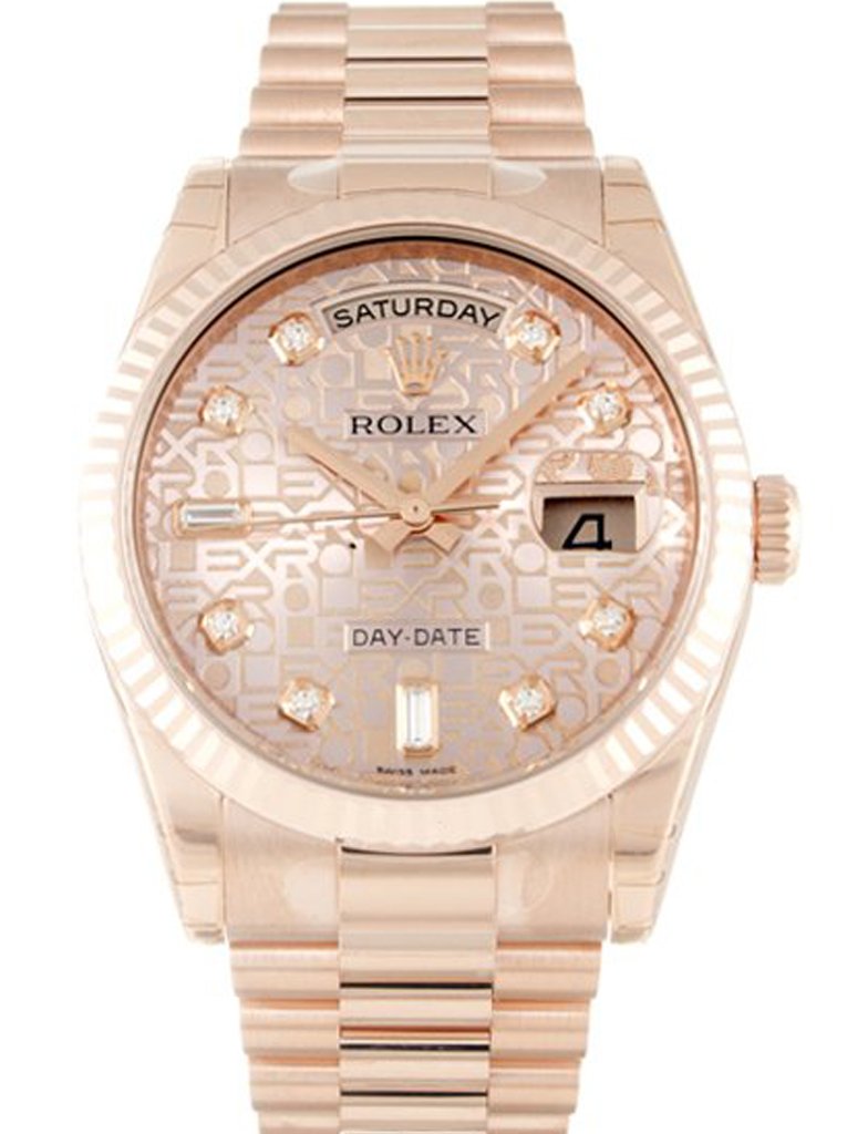Replica Rolex Day-Date Rose Dial 118235 F 36 mm
