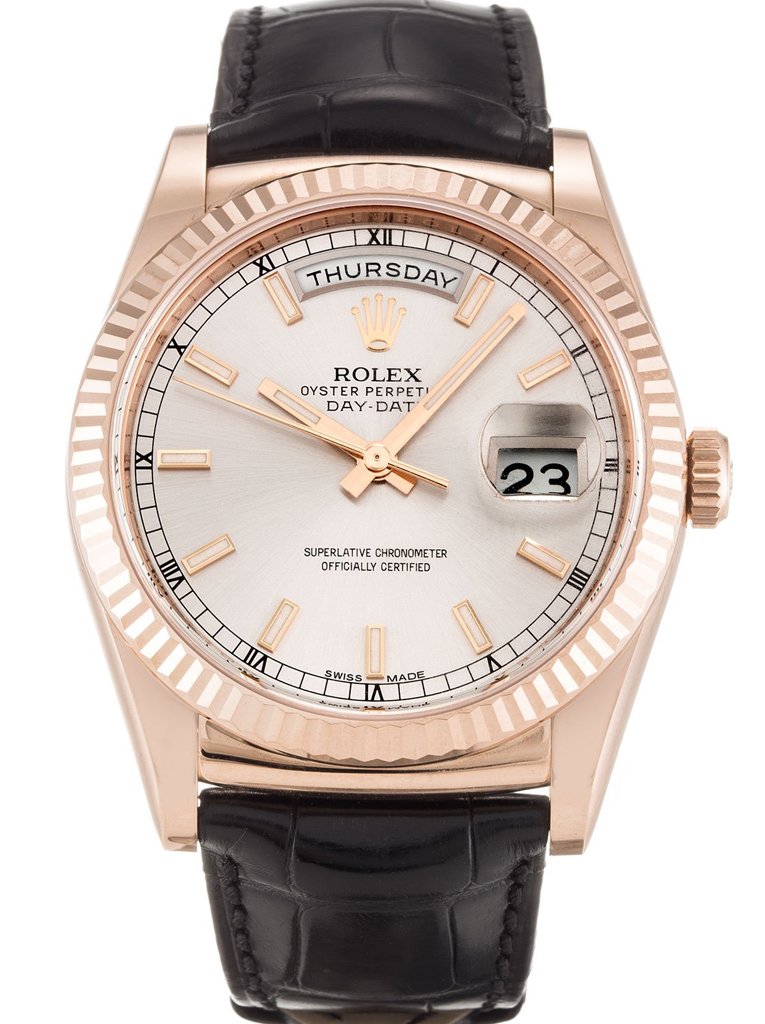 Replica Rolex Day-Date Silver Dial 118135 36 mm