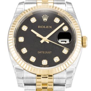 Replica Rolex Datejust Black Jubilee Dial 116233 36 mm