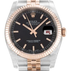 Replica Rolex Lady-Datejust Black Dial 179171 36 mm