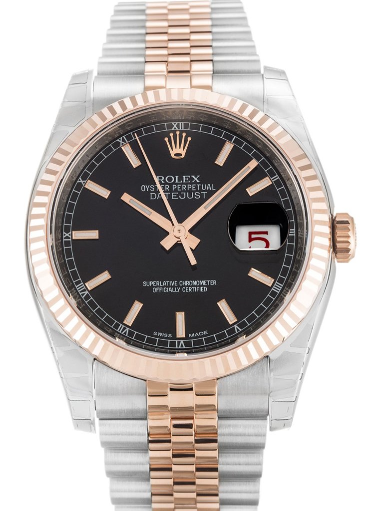 Replica Rolex Lady-Datejust Black Dial 179171 36 mm