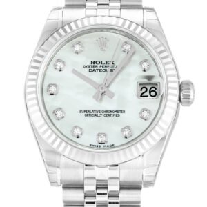 Replica Rolex Lady-Datejust Mother of Pearl – White Dial 178274 31 mm