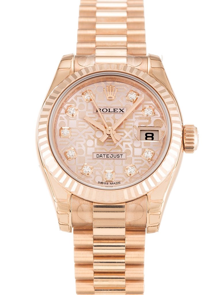 Replica Rolex Lady-Datejust Rose Dial 179175 26 mm
