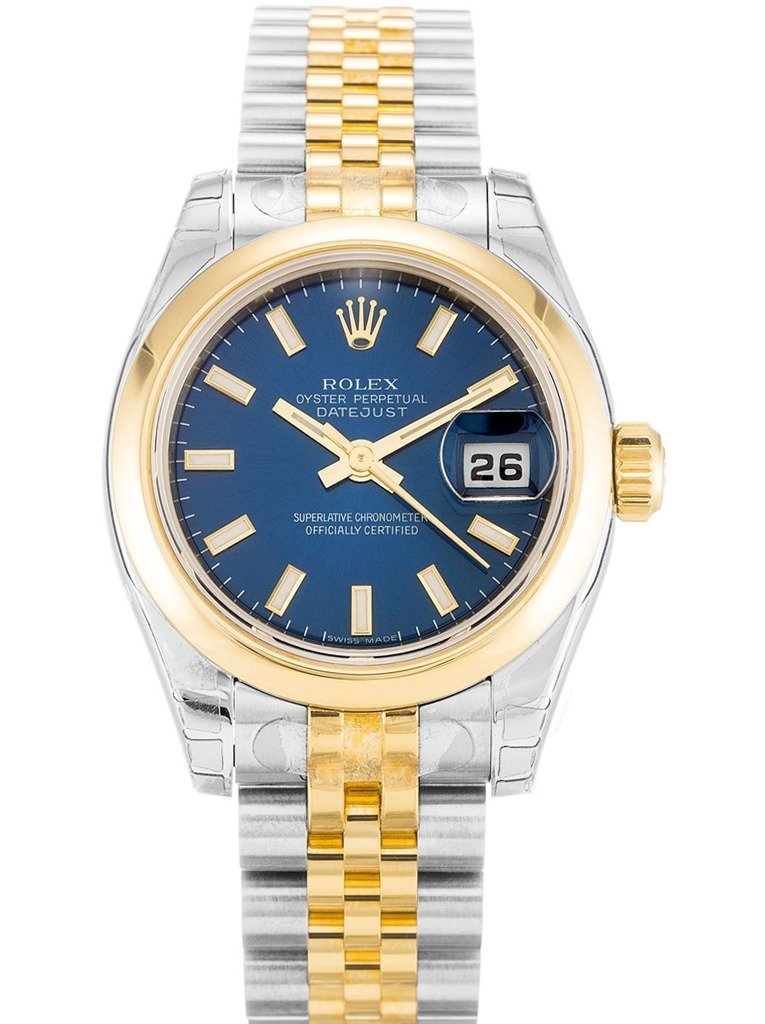 Replica Rolex Lady-Datejust Blue Dial 179163 26 mm