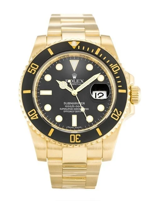 Replica Rolex Submariner Black Dial 116618LN
