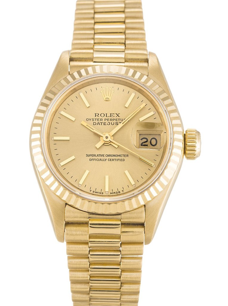 Replica Rolex Lady-Datejust Champagne Dial 69178 26 mm