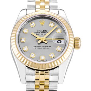 Replica Rolex Lady-Datejust Silver Dial 179173 26 mm