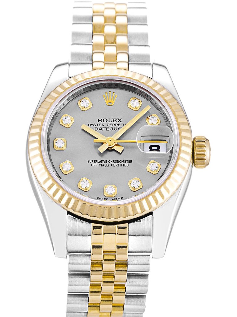 Replica Rolex Lady-Datejust Silver Dial 179173 26 mm
