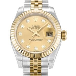 Replica Rolex Lady-Datejust Champagne Dial 179173-2 26 mm