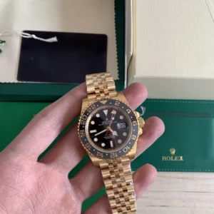 Superclone Rolex GMT-Master II Black Dial 126718GRNR