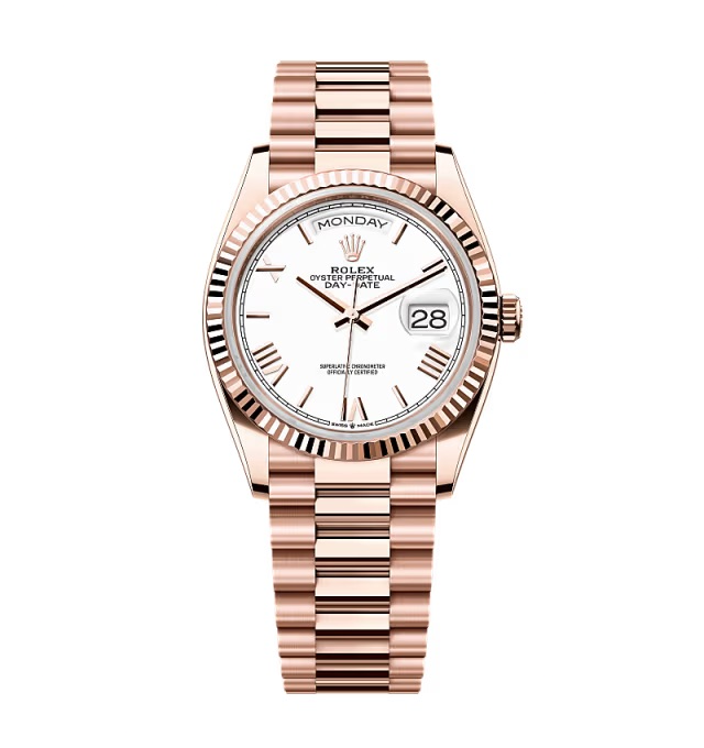 Superclone Rolex Day-Date White Dial 128235-0070 36 mm