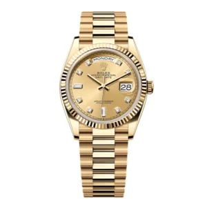 Superclone Rolex Day-Date Champagne Diamond Dial 128238-0008 36 mm