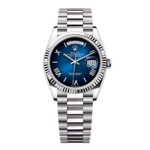 Superclone Rolex Day-Date Blue Ombré Dial 128239-0063 36 mm