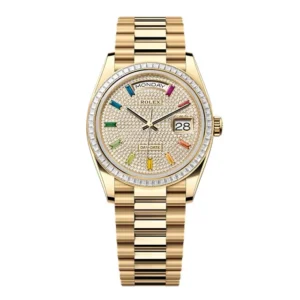 Superclone Rolex Day-Date Diamond-Paved Dial 128398tbr-0012 36 mm