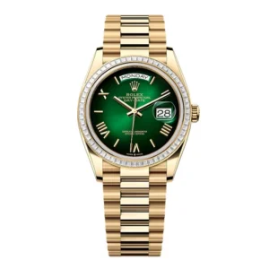 Superclone Rolex Day-Date Green Ombré Dial 128398tbr-0028 36 mm