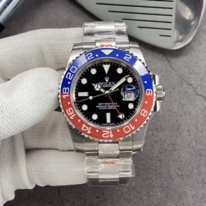 Replica Rolex GMT-Master II 126710BLRO “Pepsi” Oyster